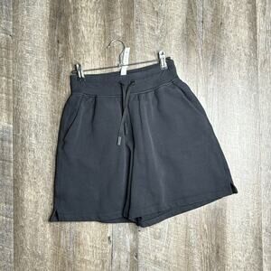 lululemon Black Sweat Shorts Size 4